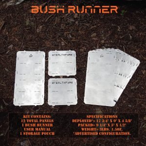 The Bush Runner backpacking stove parts